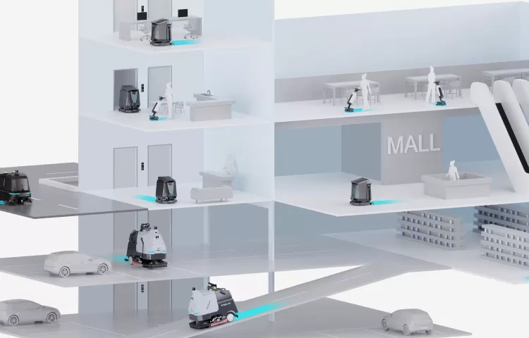 Cleaning Robotics in Commercial Complexes Scenarios