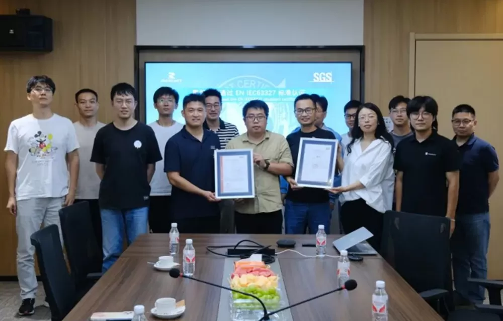 Rosiwit Cobotics received the IEC63327 by SGS, accelerating the momentum towards overseas development