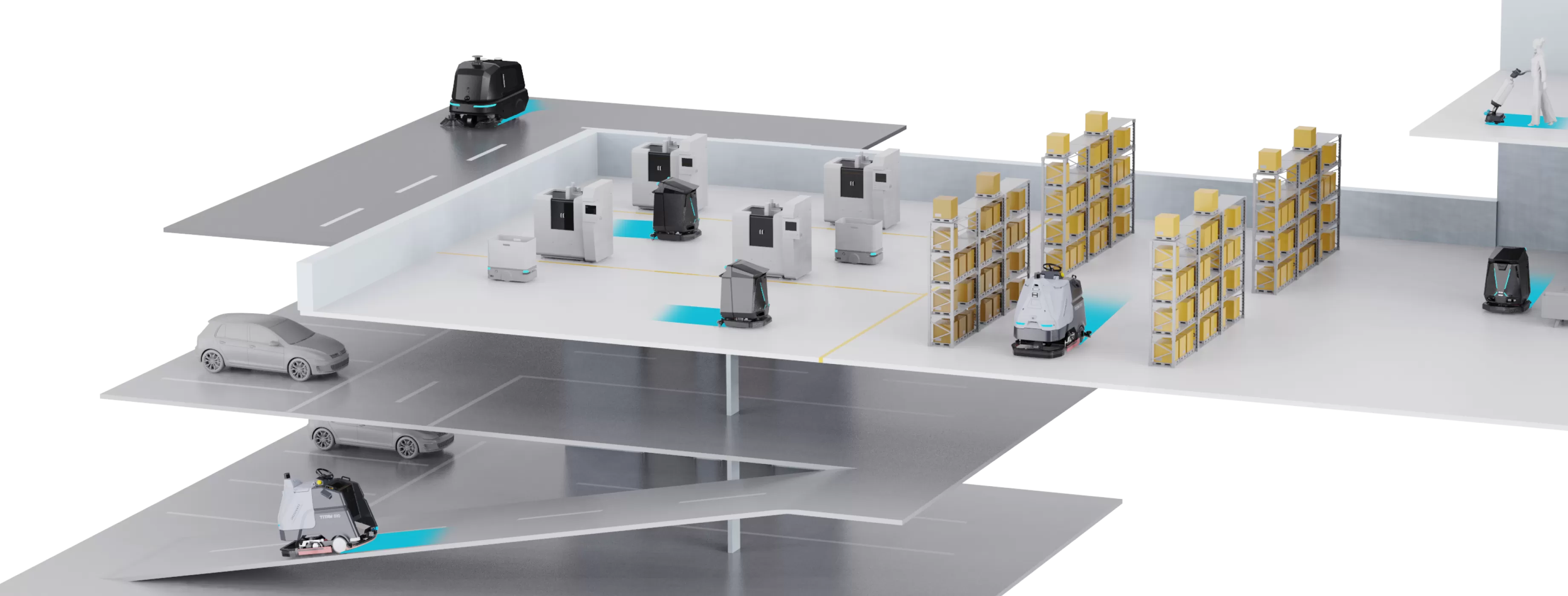 Cleaning Robotics in Logistics Scenarios