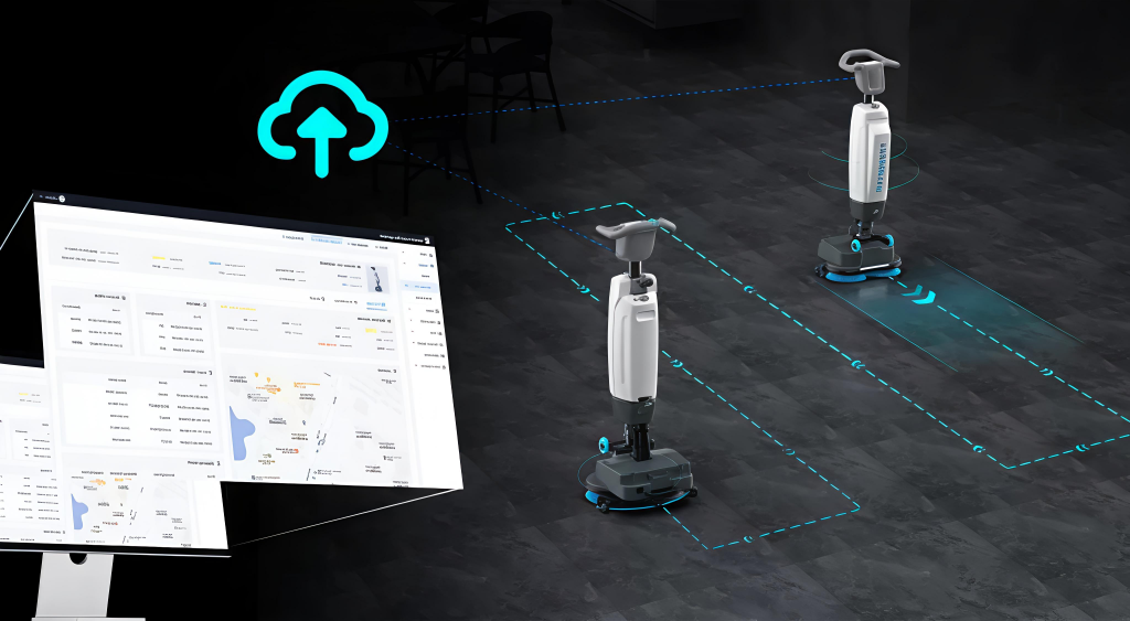 walk behind floor scrubber