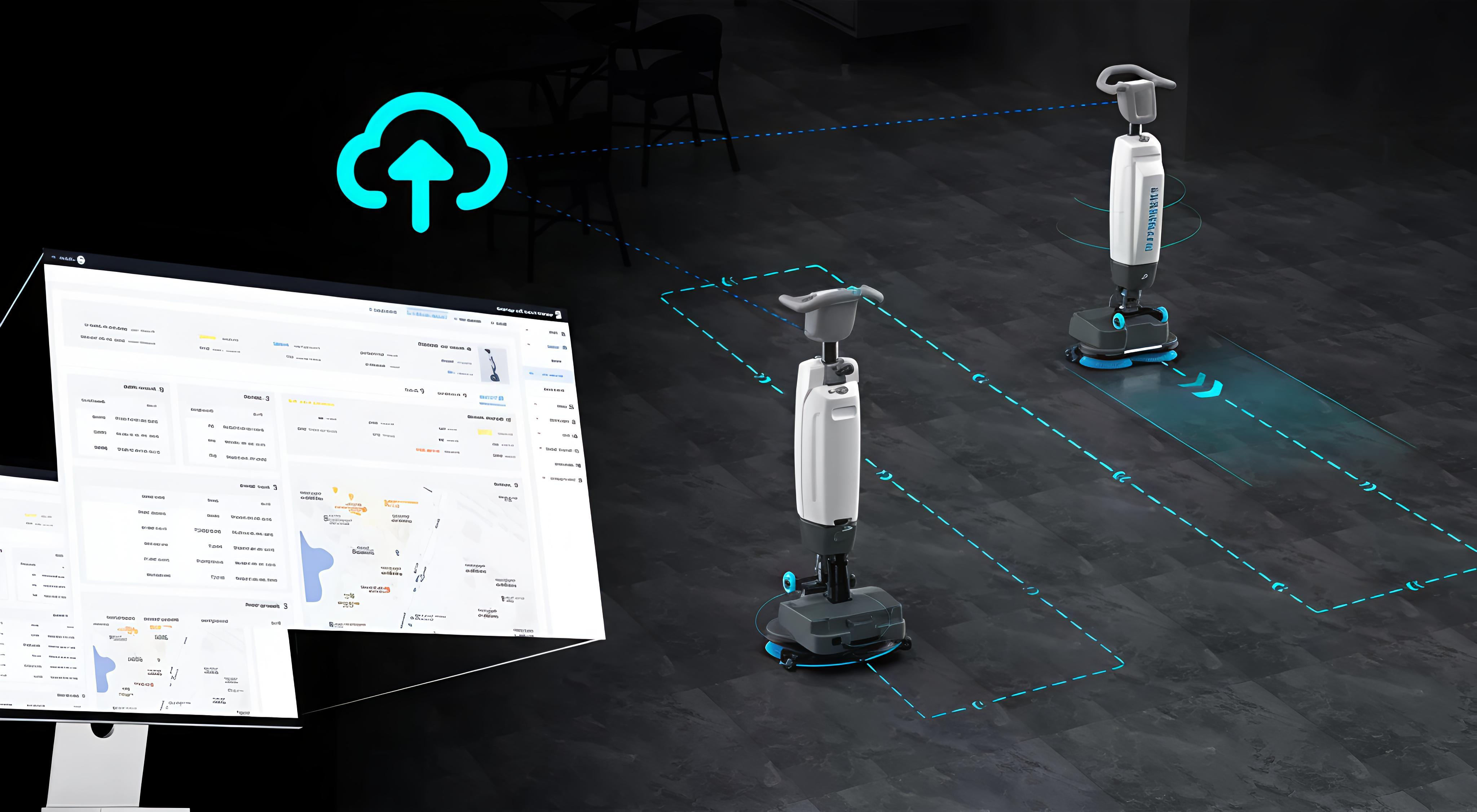 small walk behind floor scrubber