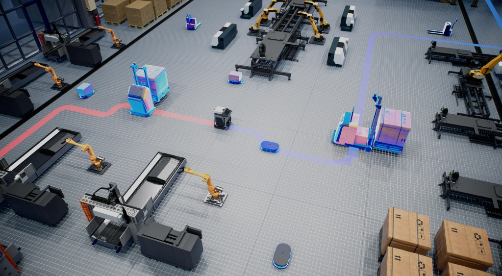 application of automatic floor cleaning machine